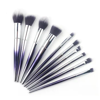 

Pack of 10 Makeup Brushes Tool Set Concealer Cosmetic Powder Eye Shadow Eyeliner Foundation Blush Blending Beauty Make Up Brush