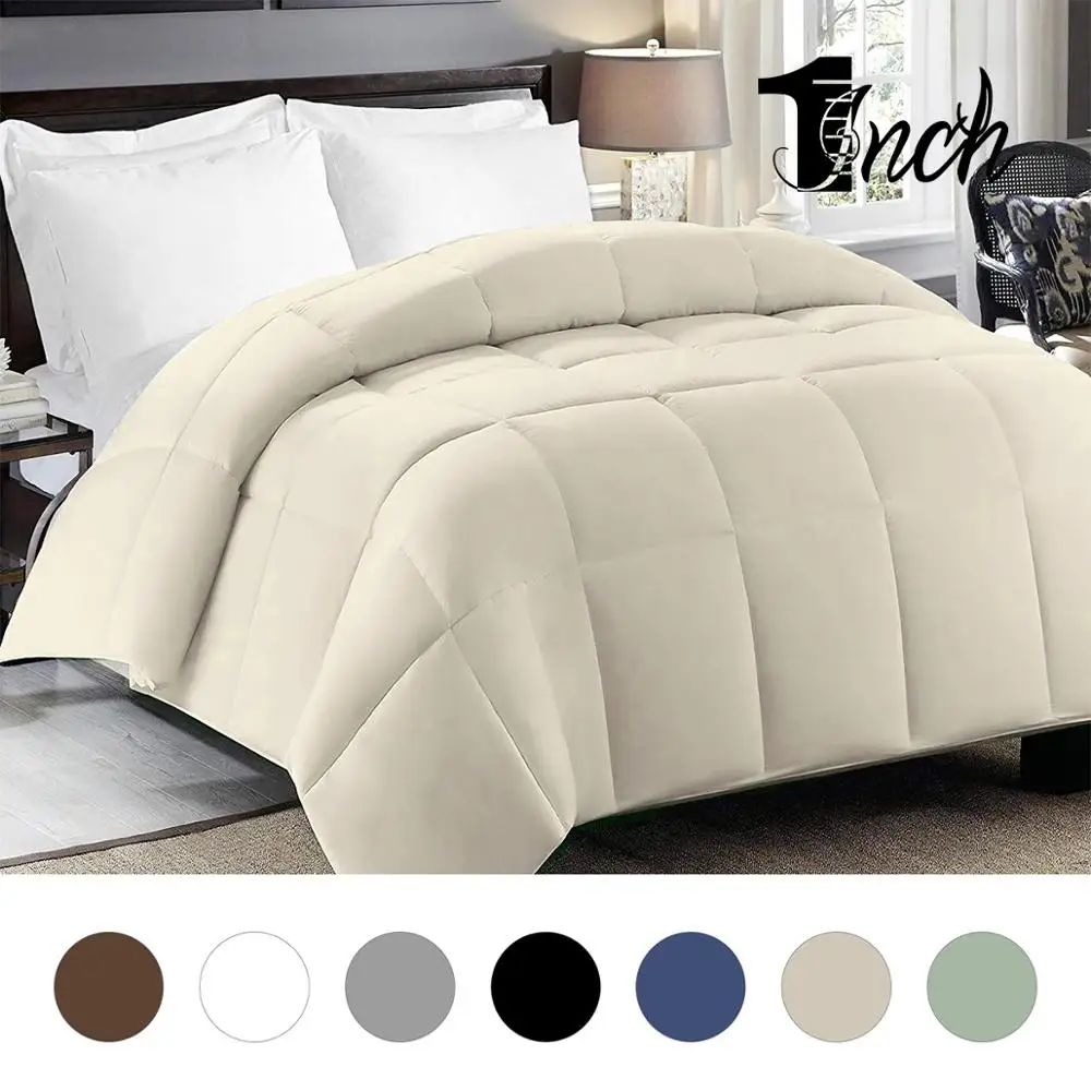 

1inchome Luxury Goose Down Blanket Winter for Twin/Queen/King Size for Bed Furniture promote sleep Home textile for christmas