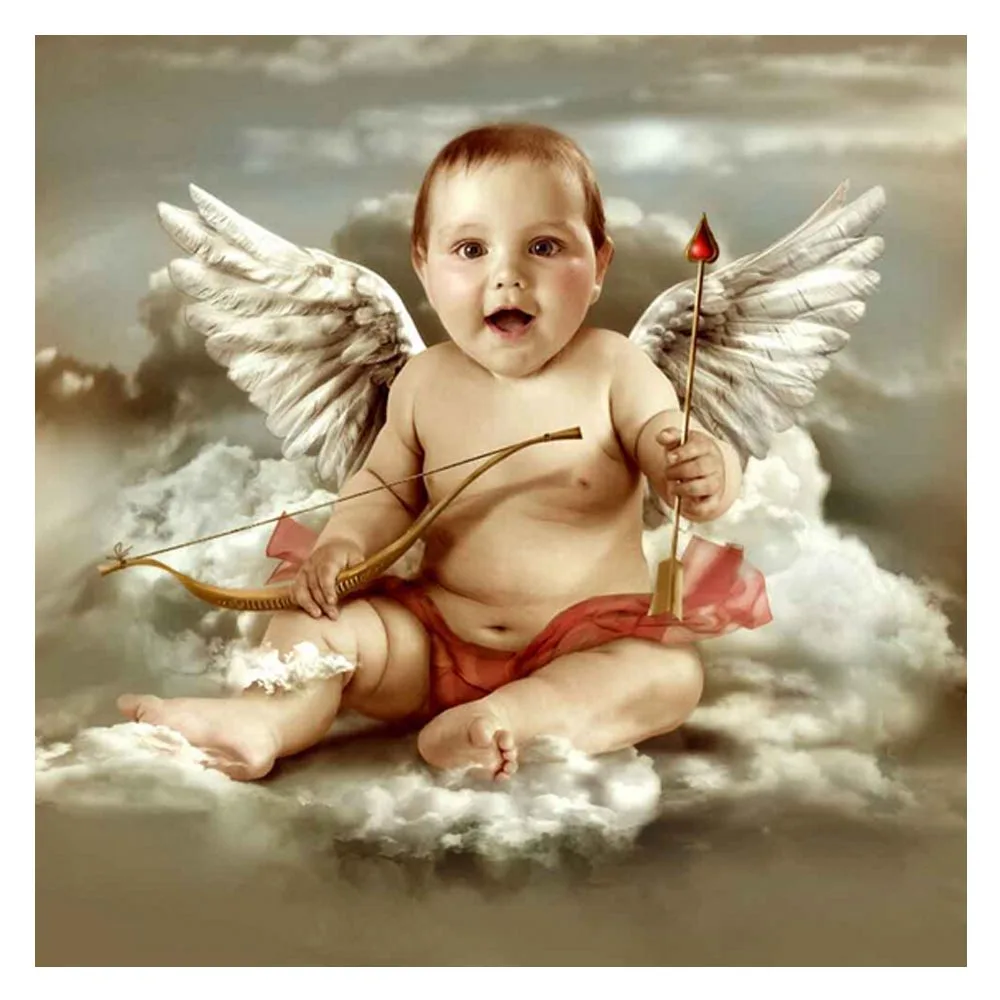 DIY-Diamond-Painting-Cross-Stitch-Home-Decor-Angel-Diamond-Mosaic-Pattern-Square-Cartoon-Diamond-Embroidery-Gift