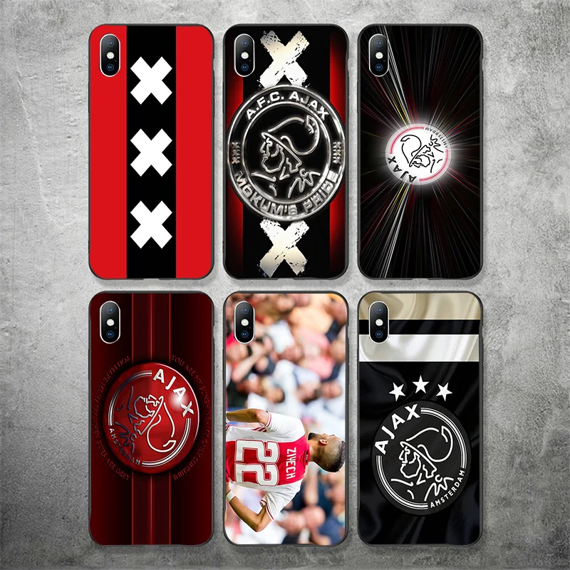 Чехол для телефона Ziyech чехол для iphone DIY для Ajax FC Чехол черный мягкий TPU Tadic для iphone 11Pro X XR XS MAX 7 8 7plus 6 6S 5S SE 5