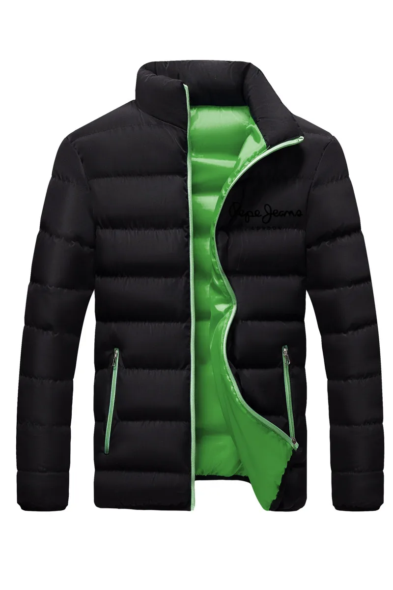 

Winter Men Cycling Clothes Thermal Down Jacket cotton Keep warm Sport Running Coat Camping Bike Coat Zipper Cardigan Jacket