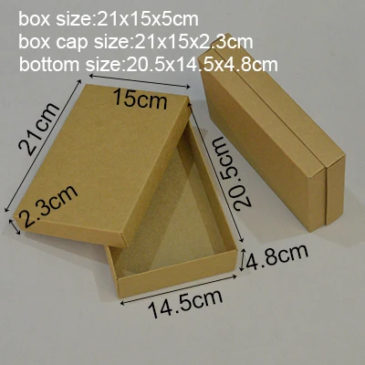 10 Stück rechteckige Geschenkboxen mit Deckel, weiß-schwarze kleine Geschenkverpackungsboxen für Verpackungen, Kraftkartonboxen in verschiedenen Größen – Detail 10