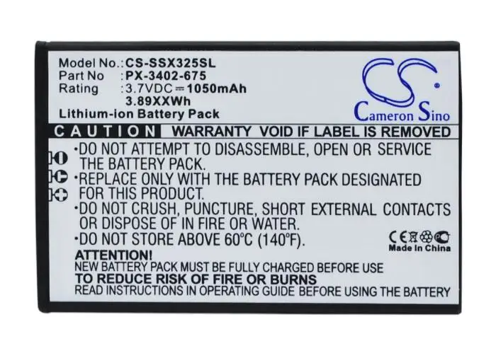 Cameron sino 1050mah аккумулятор для SIMVALLEY SX-325 PX-3402-3402-675-3402-912 мобильный, аккумулятор для смартфона