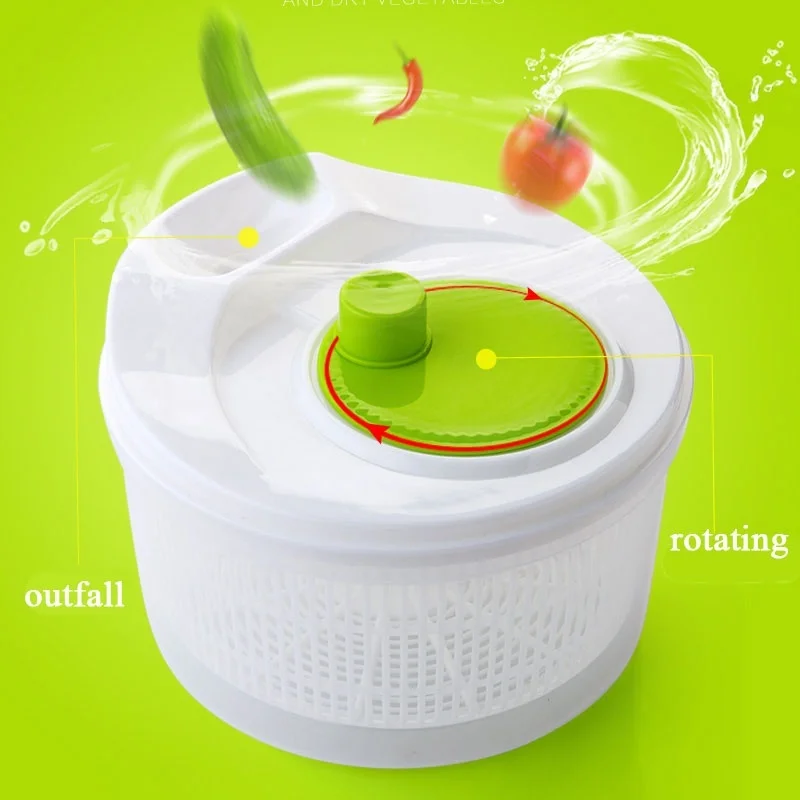 

Salad Making Tool Salad Spinner Vegetables Dehydrator Salad Bowl Vegatable Mixer Salad Gadgets Food Helper Kitchen Tools