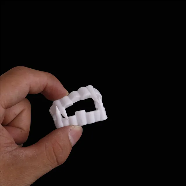 Lot De 4 Paires De Dents De Vampire Rétractables Pour Halloween - Pas D