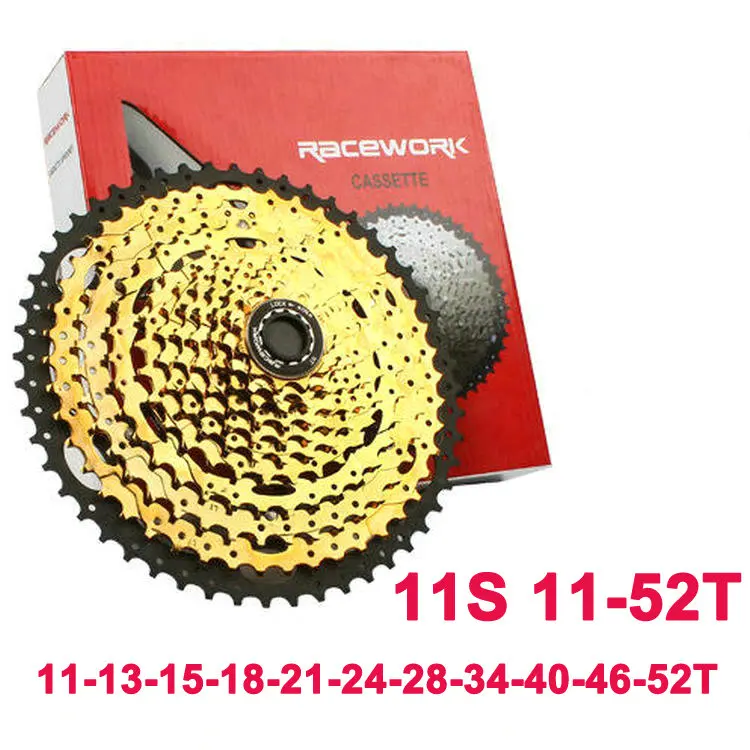 MTB велосипеда 11/12S кассета горный велосипед широкий соотношение MTB велосипеда маховик 11-46/50/52T Кассета звездочки для SHIMANO/SRAM - Цвет: 11S 11-52T