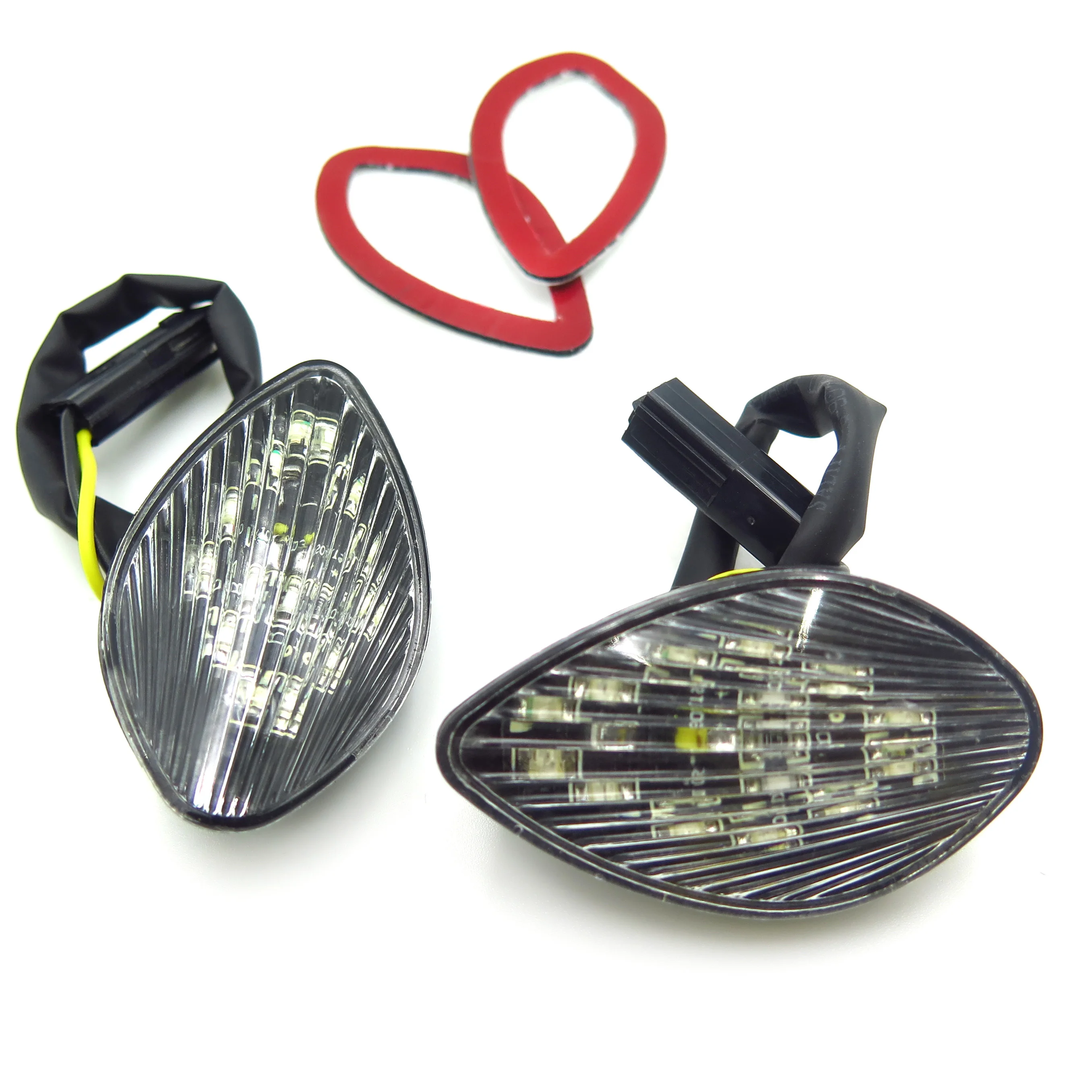 Aftermarket БЕСПЛАТНАЯ ДОСТАВКА мотоциклетные запчасти Евро LED заподлицо сигнал