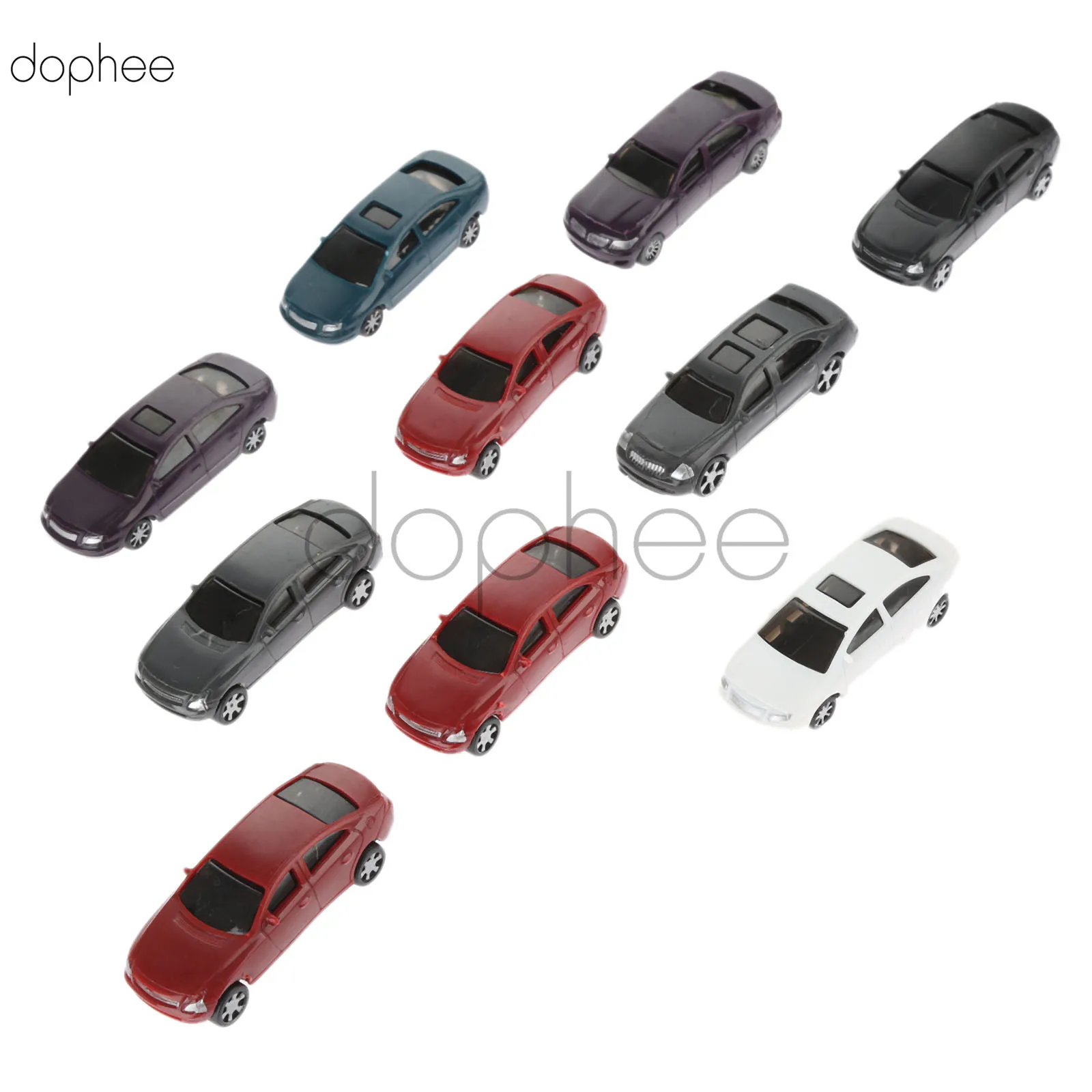 Dophee 10 шт. 1:75 1:100 модель автомобиля архитектурные ABS пластиковые весы для макета