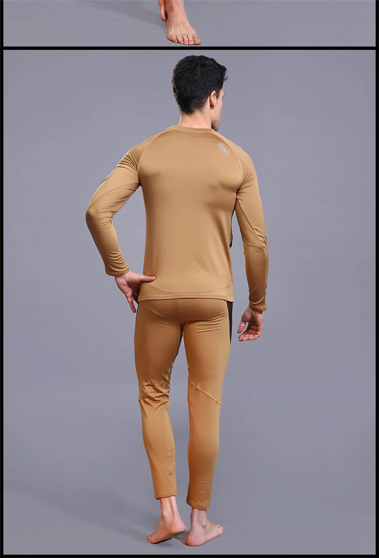 1 2017 New Winter Fleece Cycling Base Layer Set Men Sports Compression Thermal Underwear Ropa Ciclismo Bicycle Clothes Long Johns (19)