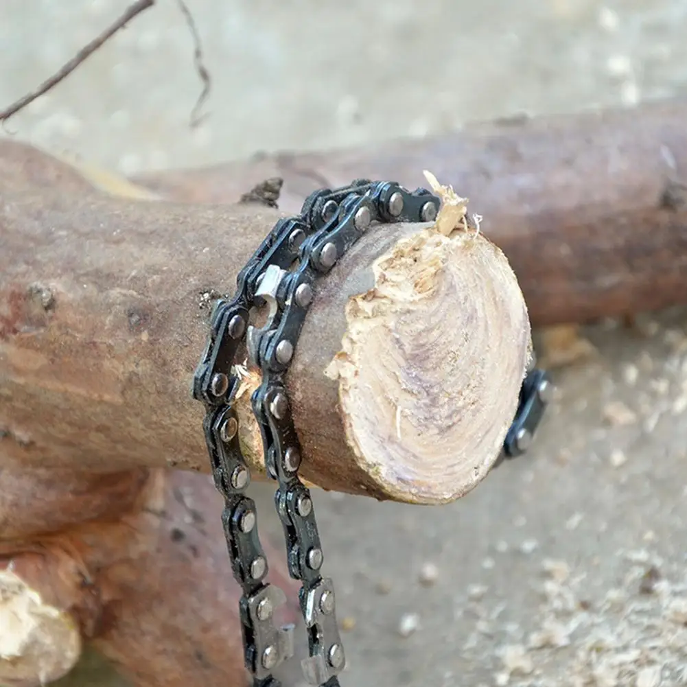 Portable Survival Chain Saw Chainsaws Camping Hiking Tool Pocket Hand Tool Pouch Outdoor Pocket Chain Saw_voghion.com