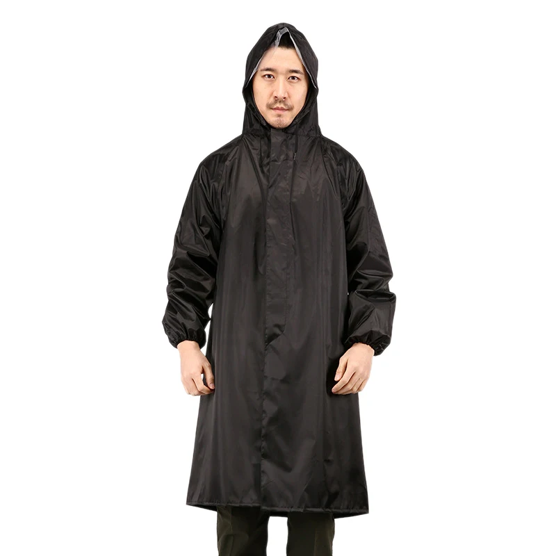Sanitation workers reflective raincoat long section thick adult adult Siamese outdoor protective waterproof overalls