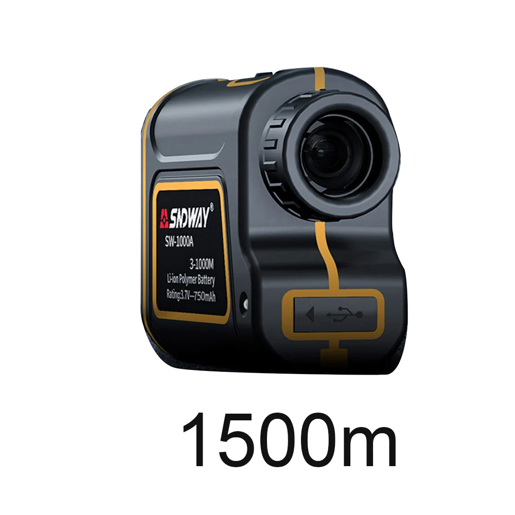 

Outdoor Multifunctional Optical Lens USB Charging Handheld With Lanyard High Accuracy Measure Portable IP54 Rangefinder Plastic