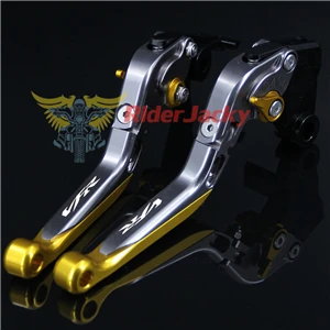 Logo VFR Full Titanium для Honda VFR 750 VFR750 1991-1997 1994 1995 1996 Складные выдвижные рычаги тормозной муфты с ЧПУ