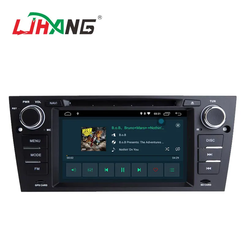 Автомобильный мультимедийный плеер LJHANG 1 Din Android 10 для BMW серий 320/328/3 E90/E91/E92/E93 Wi Fi GPS