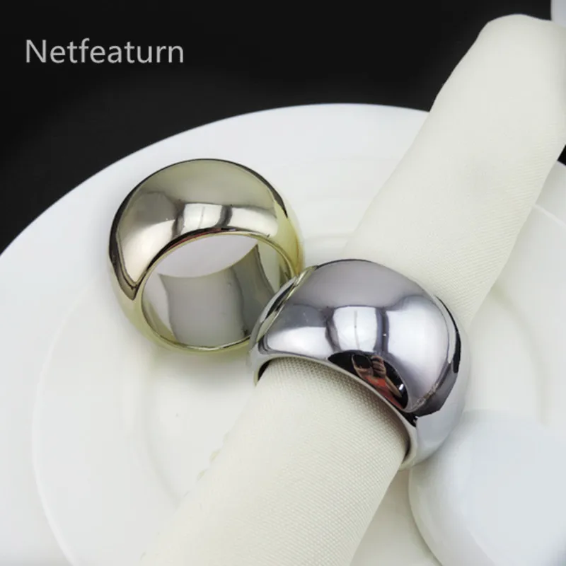 Free Shipping 10pcs/lot Fashion Resin Napkin Rings Serviette Holder Hotel Wedding Banquet Christmas Table Supplies Decor Favor |