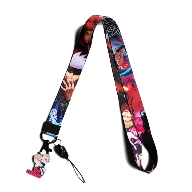 Jujutsu Kaisen Badge Holder, Lanyard Jujutsu Kaisen