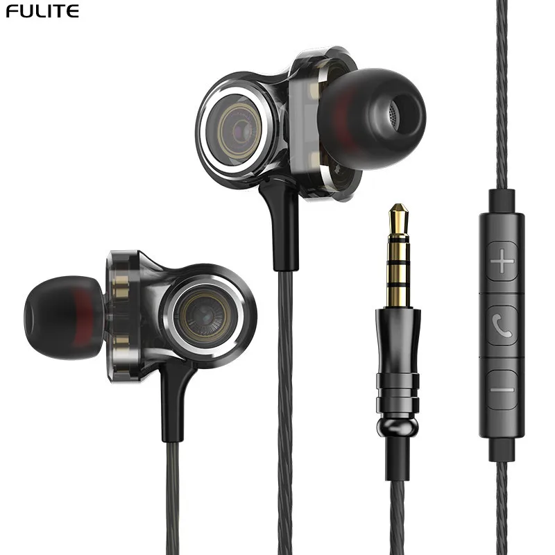 

I8 Triple Driver in-Ear Earphone HiFi Stereo Music Earbuds Noise Isolating Wired earphones For Phone xiaomi redmi huawei samsung
