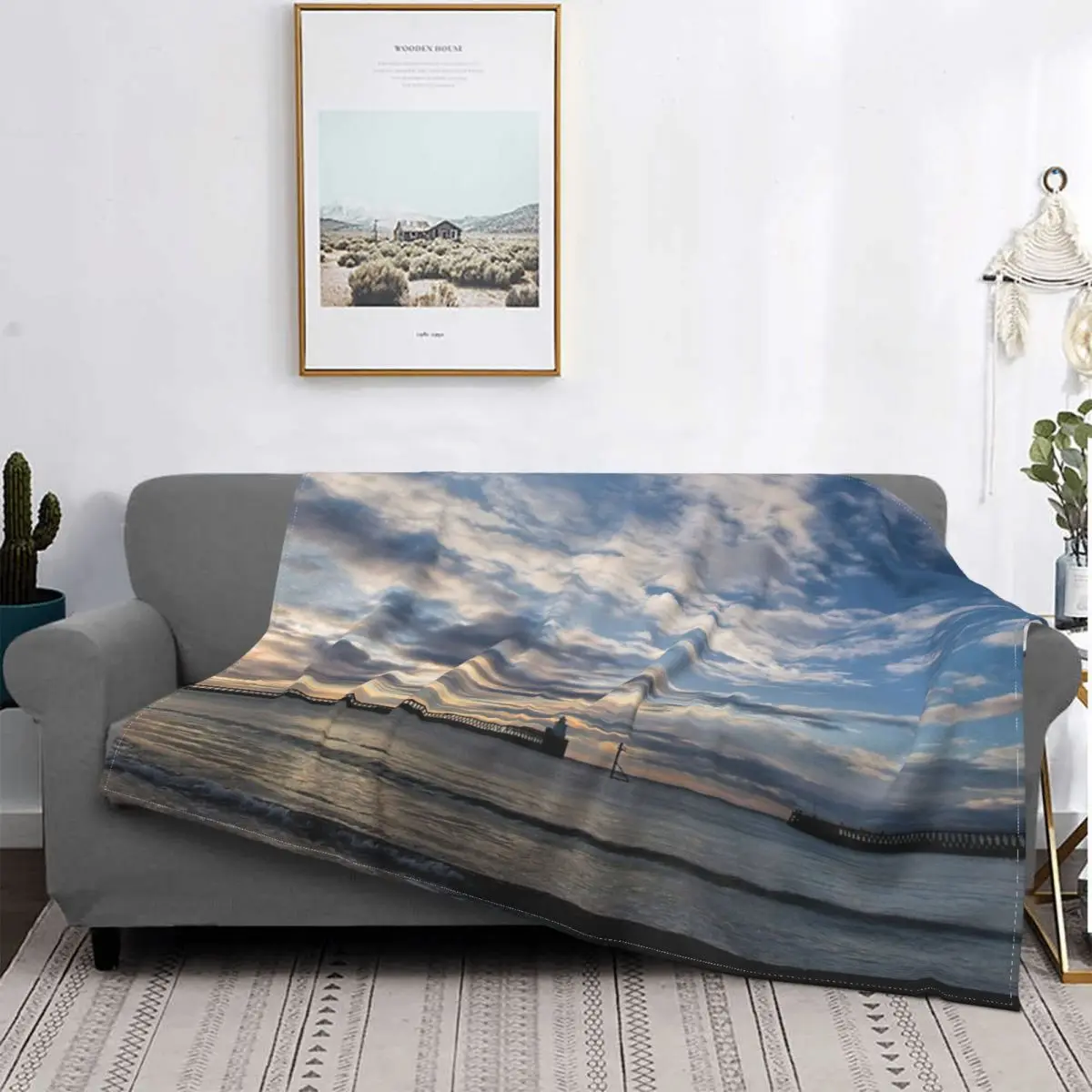 Manta De Vellón A Cuadros Para Cama, Cobertor De Invierno Para Sofá, Toalla Para Dormir En The Boca