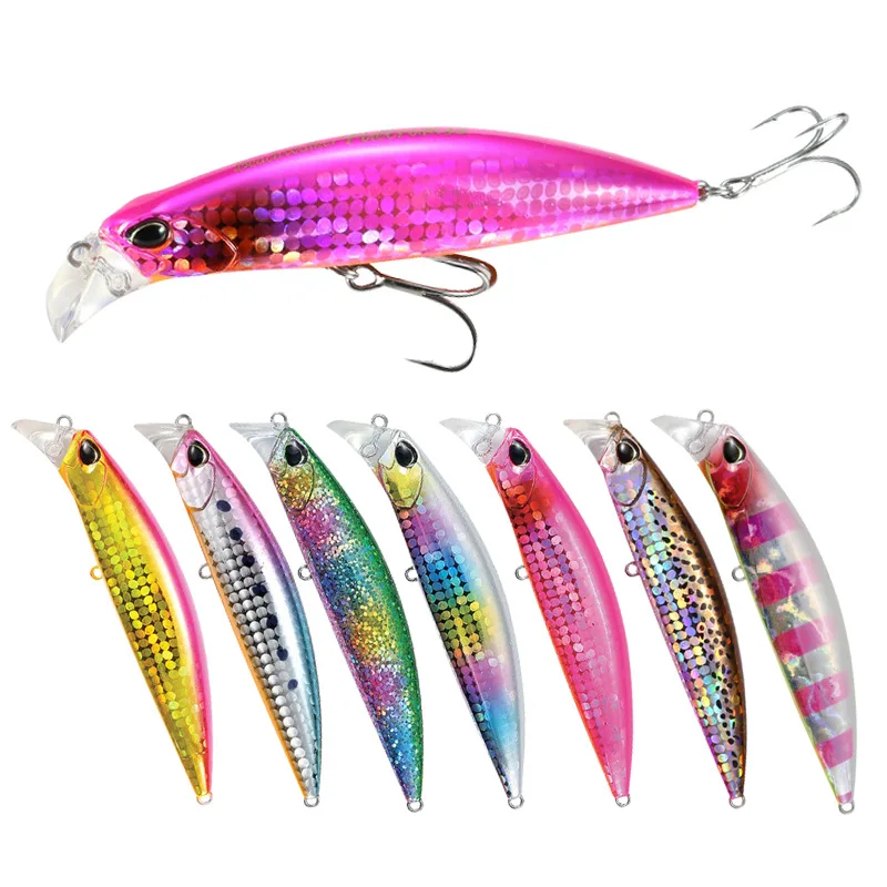 Bassland New Sinking Minnow Fishing Lure 30g 95mm Fishing Lures Sea Fishing Pesca Japan Hooks For Bass pike Hard Baits