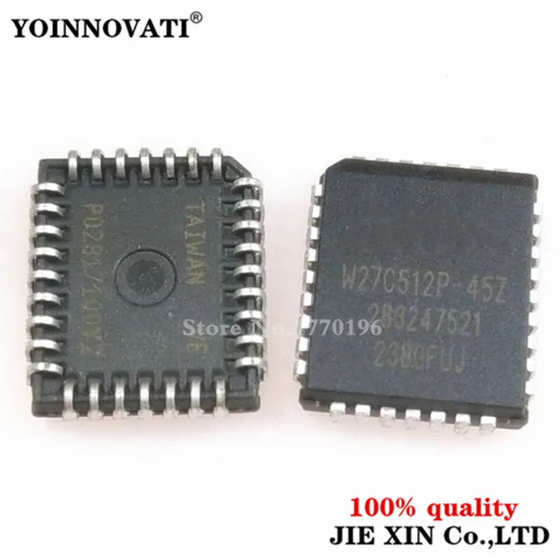 

20 шт./лот W27C512P W27C512P-45Z PLCC-32 64K X 8 электрически EPROM