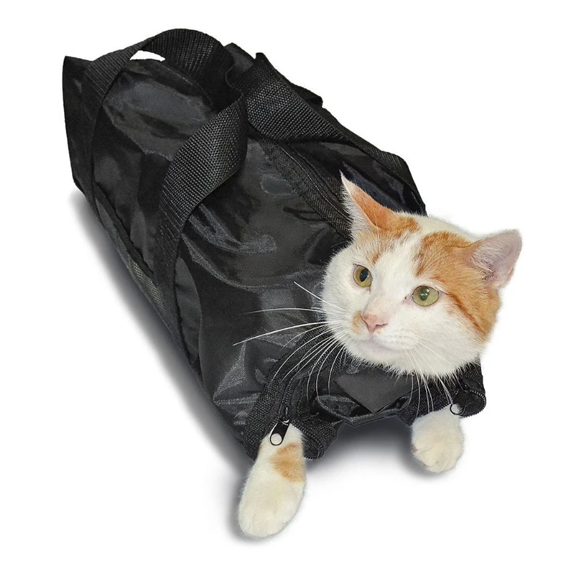Прямая Поставка Pet сумка для груминга кошек кошка купальный удерживающие сумка коготь стрижки ногтей осмотра сумка