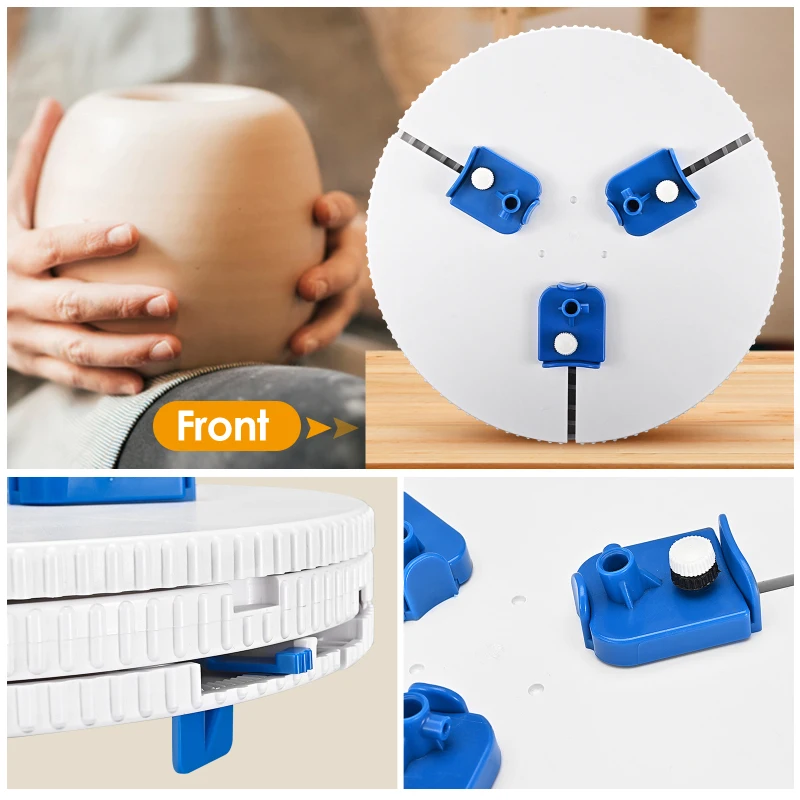 Pottery Wheel Holder Clip Pottery Machine Turntable Polymer Scraping Modelling Repair Tools Wheel Accessories