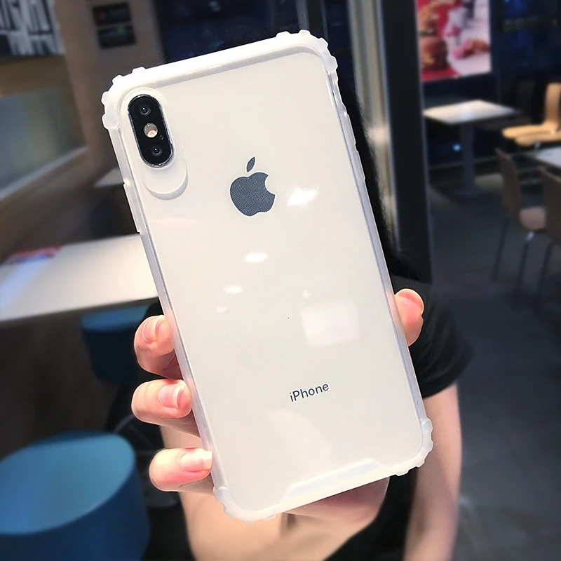 Прозрачный чехол для телефона для iphone 11 X XS XR XS Max 8 7 6 6S Plus противоударный прозрачный защитный чехол для iphone 11 Pro Max XR