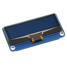Waveshare 2,23 pulgadas de pantalla OLED sombrero 128x32 píxeles SPI/I2C para Raspberry Pi 3B/4B/cero W