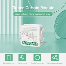 

Tuya ZigBee 3.0 Tuya Smart Life Curtain Switch Module App Control Compatible with Alexa Google Home for Roller Shutter Blind
