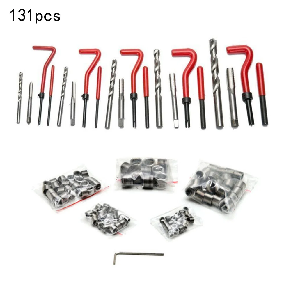 

Taps Thread Repair Kit Inserts Drill Bits Wrench High Speed Steel Break pin