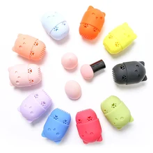 Высококачественный держатель спонжа для макияжа Мягкая силиконовая косметика для растушёвки, пуховка для пудры сушилка чехол