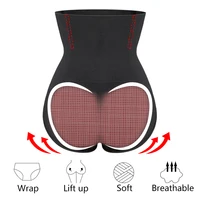 High Waist Booty Hip Enhancer Butt Lifter Shaping Panties Invisible Push Up Bottom Boyshorts Sexy Briefs
