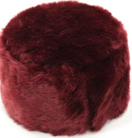 YOYOCORN Men's and women's winter hats, hooded head caps, Outdoor snow prevention fox fur plus velvet padded cold warm hat - Цвет: Красный
