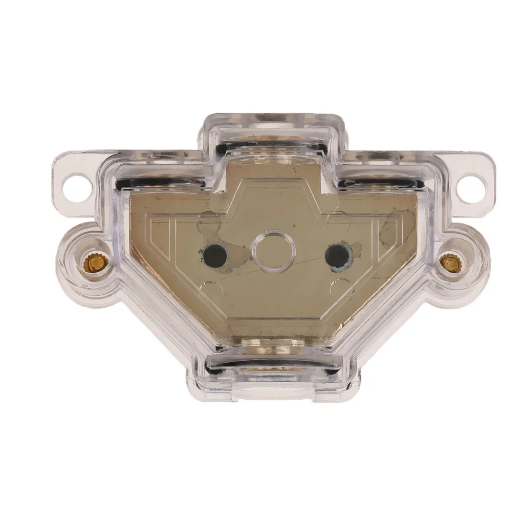 3-Way 2/4 Ga Car Audio Amp Power Ground Cable Splitter Distribution Block