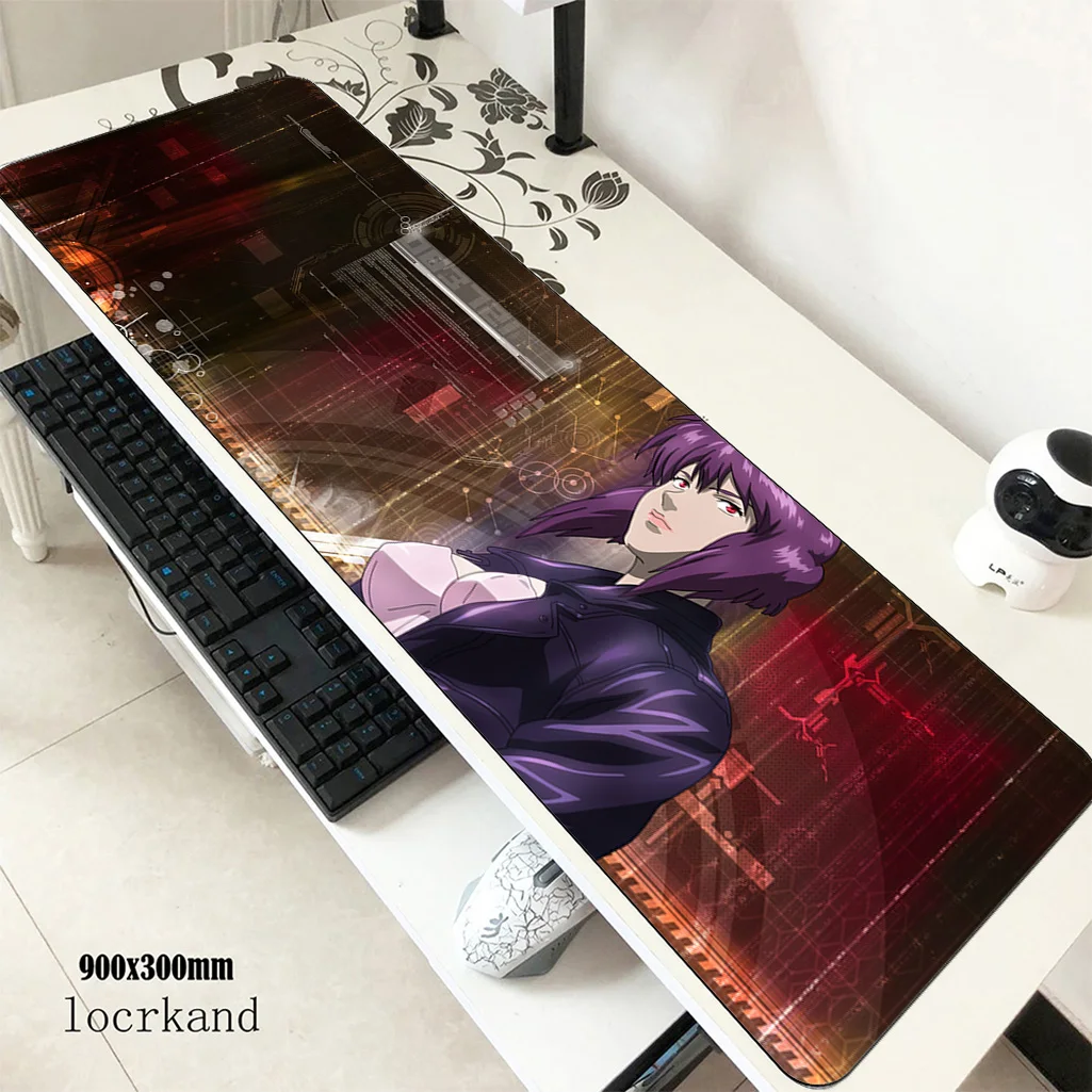 Призрак в доспехах большой коврик для мыши 90x30 см Коврик для мышь Notbook коврик для компьютерной большой игровая клавиатура со встроенной мышью коврики для мыши
