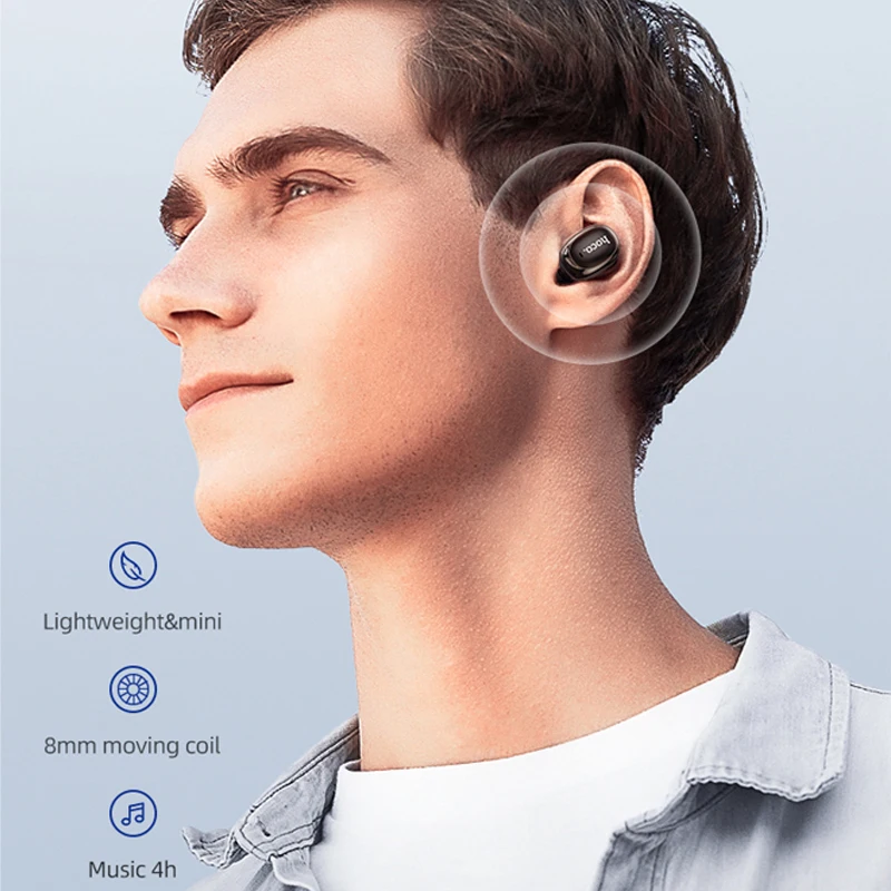 Беспроводное зарядное устройство Hoco мини вкладыши Bluetooth 5 0 Беспроводные наушники