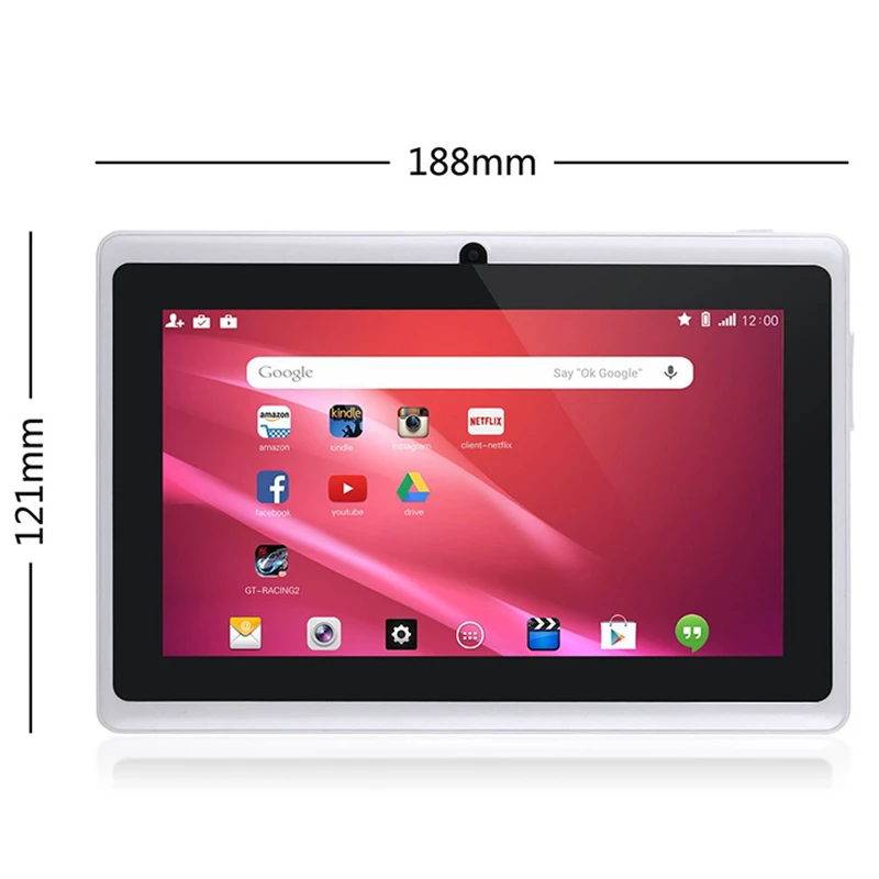 7 Inch A33 4G Android 4.4 Q88 Pro Allwinner Quad Core 512MB/4GB  Bluetooth-Compatible WIFI With 1024*600 Dual Camera