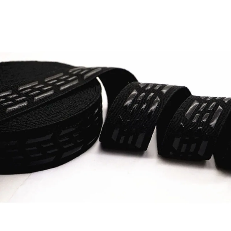25mm 1 '' Wide Non-Slip Silicone Elastic Sewing Garment Grip Band Webbing Belt for Sport Clothes Wrist Waist DIY Rubber 1-10M | Дом и