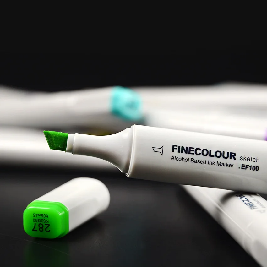 Набор фломастеров LifeMaster Finecolour спиртовые чернила фломастеры для архитектуры
