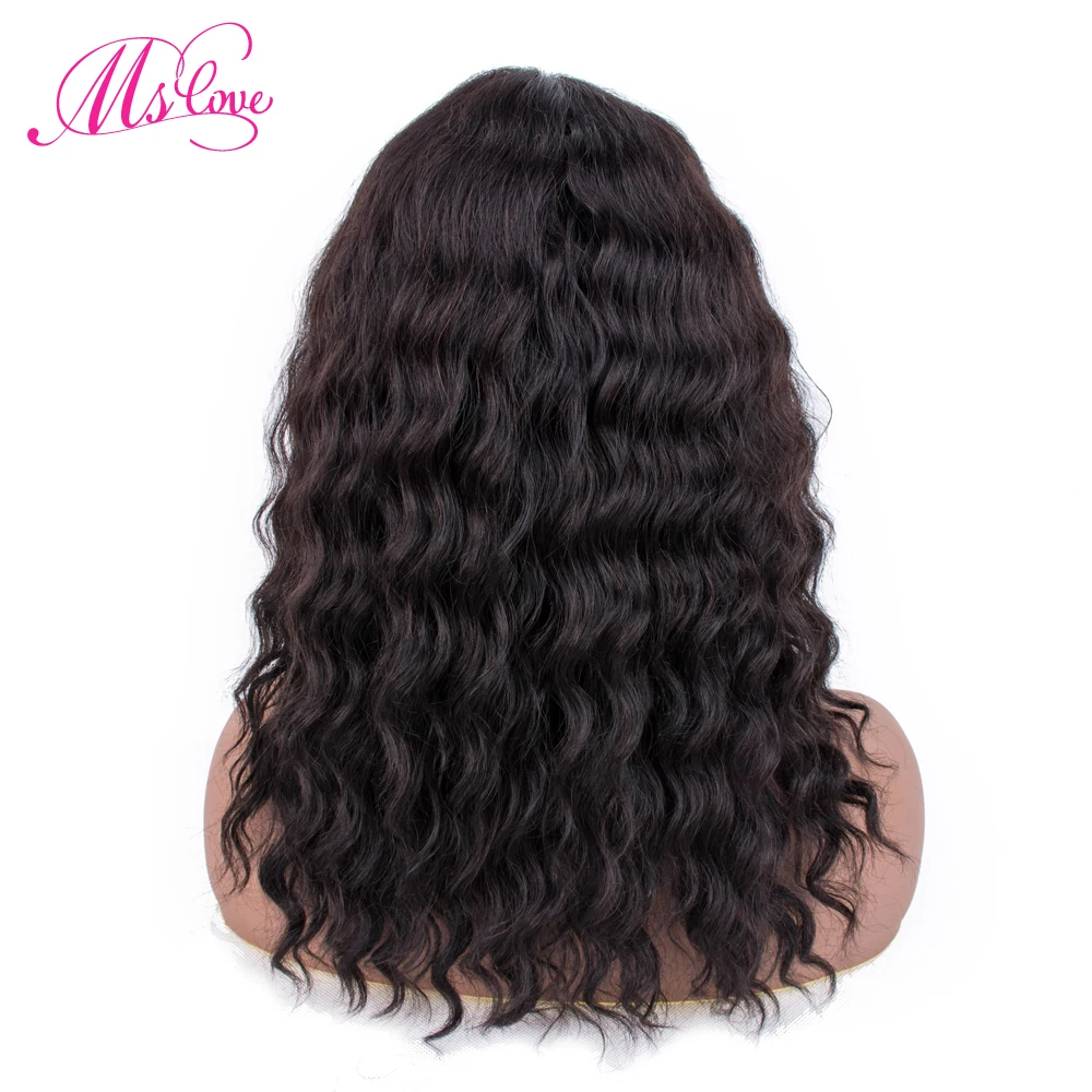 Price Deep Wave Wig Lace Front Human Hair Wigs For Black Women 14 Inches Curly Human Hair Wig Brazilian Wig Remy Hair Mslove