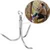 Survival Grappling Stainless Steel Hook Rock Climbing Claw Outdoor Carabiner Sal ► Photo 1/6