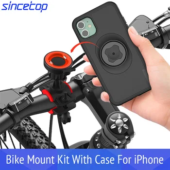 

Bike Bicycle Motorcycle Handlebar Mount Holder Cell Phone Bag Holder With Shockproof Case Protection Stand For iPhone 11 Pro Max