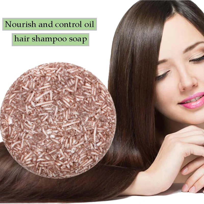 Gray Hair Darkening Shampoo Bar Soap Natural Organic Repair Essence Oilcontrol AntiDandruff