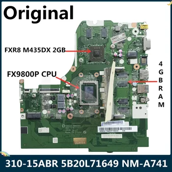 

LSC For Lenovo Ideapad 310-15ABR Laptop Motherboard 5B20L71649 CG516 NM-A741 FX9800P CPU 4GB RAM R8 M435DX 2GB GPU
