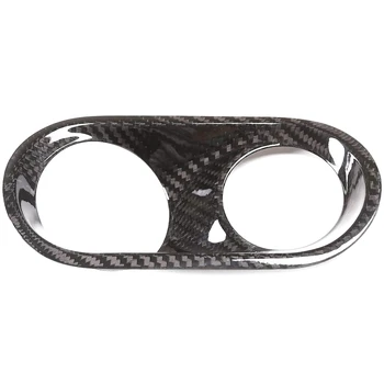 

Real Carbon Fiber Car Headlight Switch Frame Cover Trim Sticker for MACAN 2014-2020