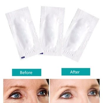 

50pcs Crocodile Serum Eye Cream for Anti-Aging Dark Circle Wrinkle Puffiness Bags Creamy Texture Individual Package Eye Mask