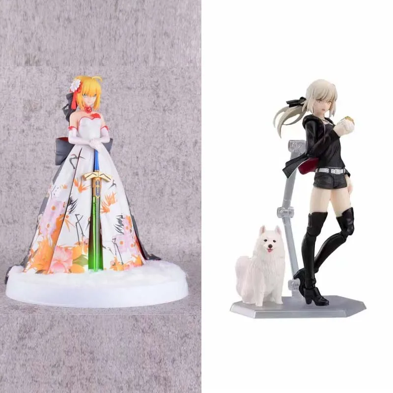 Платье кимоно Fate Stay Night Saber Ver. Экшн фигурка из ПВХ Коллекционная модель игрушка
