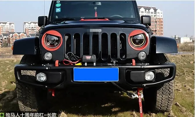 J087 10th передний бампер для jeep wrangler JK 2007- 10th anniversary lantsun