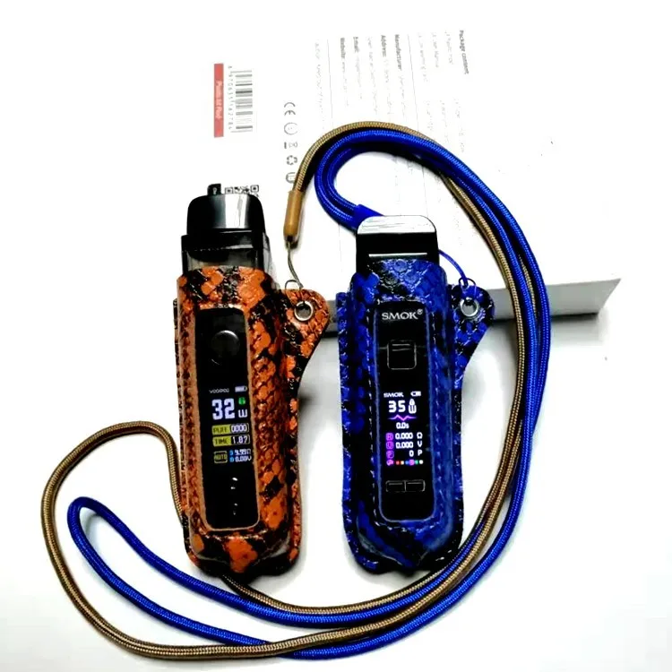 

Electronic Cigarette Accessories Lanyard PU Leather Case Cover For VOOPOO VINCI 40W