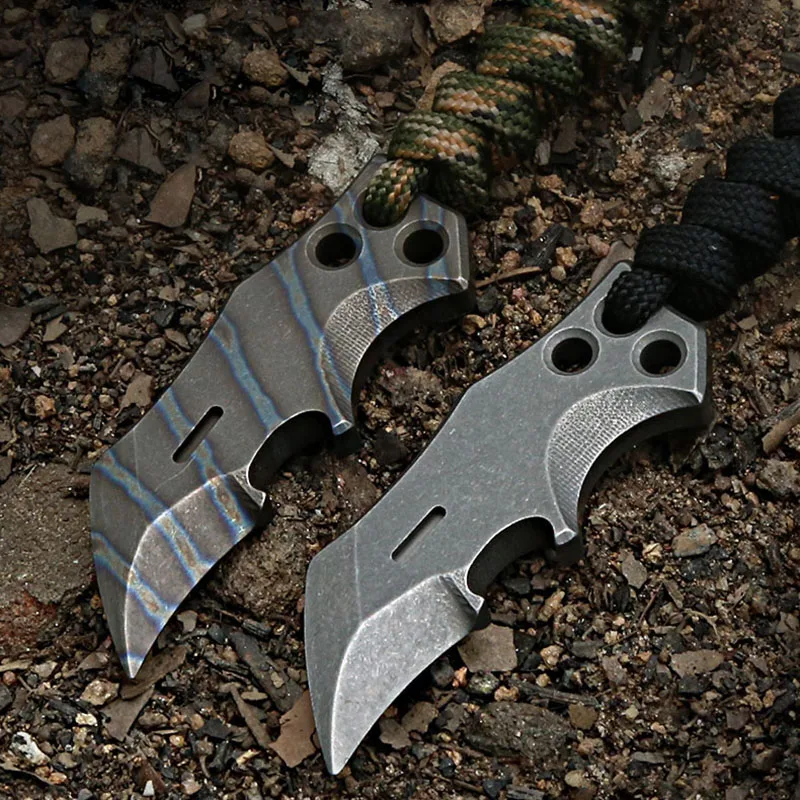 

Titanium Alloy EDC knife is portable Open bottle Self-defense Tool